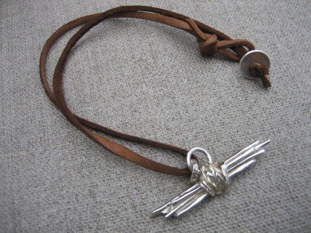 Family Unity Strength Necklace Sterling Silver by iNk Jewelry